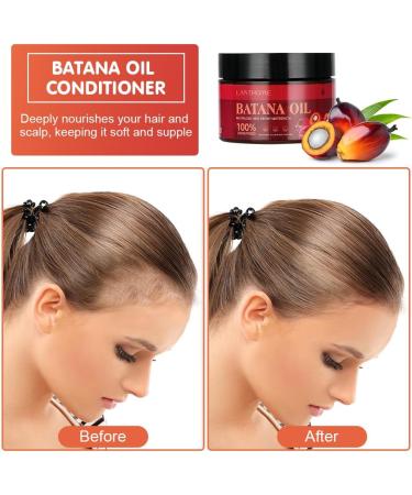 ACWOO Raw Batana Oil for Hair Growth 120ML Organic Batana Oil Pure & Natural Batana Oil for Healthier Thicker Fuller Hair Eliminate Hair Split Ends Repairs Damaged Hair for Men & Women - Buy Online on GoSupps.com
