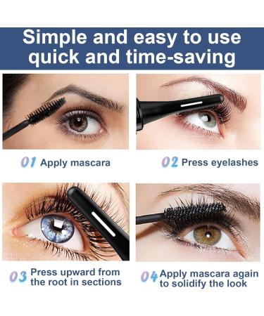 Heated Eyelash Curler 1 Set Double-Sided Anti-Burn Electric Eyelash Curler 4 Temp Settings Heated Lash Curler Rechargeable Eyelash Curlers with Comb for Women Gifts White - Buy Online on GoSupps.com