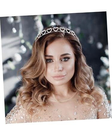 Mikinona Love Rhinestone Headband Heart Headband Heart Hair Accessories Womens Headbands Fashion Embellished Headbands for Women Bling Headbands Valentine' Day Headband Heart Headpieces - Buy Online on GoSupps.com