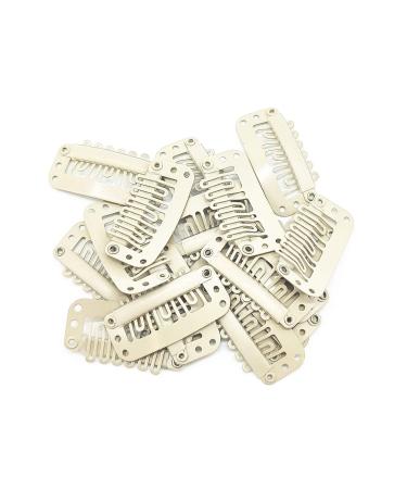 Buy iExtension 20 Beige Clip-in Hair Extensions | Real Hair Wefts & Clips for Durable Wigs - Buy Online on GoSupps.com