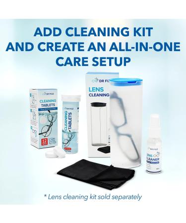 DR FIZZ Glass Cleaning Tablets - 12 Pack Eye Glasses Cleaner Tablets | Eyeglass Cleaner For Prescription Glasses  Sunglasses  and More | Eyeglass Cleaning Solution Removes Dirt  Dust  and Smudges Pack 1 - Buy Online on GoSupps.com