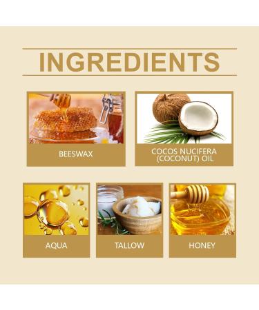 Crsetmyth Tallow Balm Creme for Skin Care 100 G Honey Balsam Beef Tallow Creme Rindertalg Creme Tallow Balm for the body Rindertalg Creme for skin care Moisture Cream for face - Buy Online on GoSupps.com