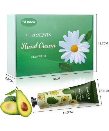 14 Pack Hand Cream Gift Set Floral assorted Mini Hand Foot Cream Christmas Gifts Day Night Cream Moisturizer for Winter Rough Dry Hands Body Cream Gift Set for Birthday Mothers day Gifts (420ml) Multi-colored - Buy Online on GoSupps.com