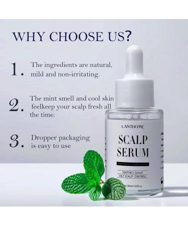 Scalp Serum Moisturizing Scalp and Hair Oil Refreshes and Nourishes Scalp Hair Strength Care Scalp Treatment Soothing Scalp Serum - Buy Online on GoSupps.com