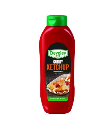 Develey Salsa Curry DeveLEY CURRY KETCHUP Drain Bottle 875ml POMODOR Sauce