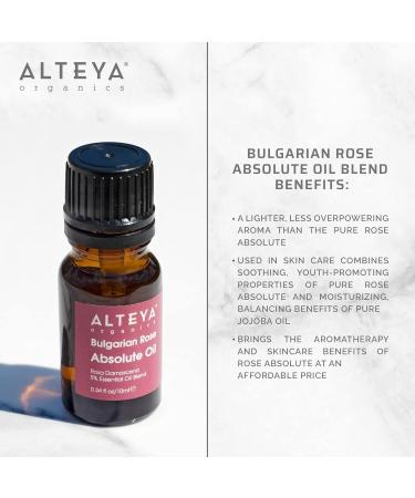 Alteya Bulgarian Rose Absolute Oil - Multi-Use 10mL Aromatherapy Skincare & Massage Oil | Rosa Damascena - Buy Online on GoSupps.com