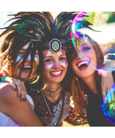 Hemway Eco-Friendly Biodegradable Glitter 100g - Vegan Black Sparkle for Face Eyes Body Hair & Nail - Safe Festival Makeup - Buy Online on GoSupps.com