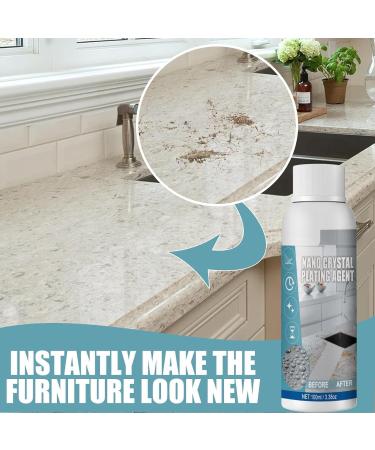 LONGLUAN Furniture Marble Scratch Repair Refurbishment Agent Stone Nano Crystal-Plating Agent Nanometer Crystal Plating Agent Marble Cleaner Stain Remover Marble Stone Cleaner Polishes (3pcs) - Buy Online on GoSupps.com