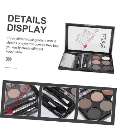 MAGICLULU 8 Sets Eyebrow Powder Set Eyebrow Brush Eye Mp Multifunctional Cosmetic Accessory Makeup Brush - Buy Online on GoSupps.com