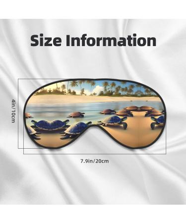 Shop Turtles on The Beach Eye Mask | Soft Adjustable Sleep Mask for Men & Women - International Shipping Available - Buy Online on GoSupps.com