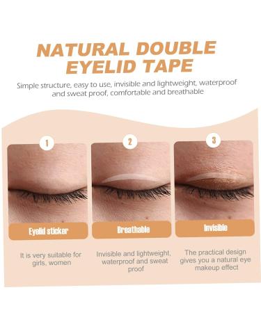 POPETPOP 2sets Double Eyelid Sticker Double Side Mesh Eyelid Tape Invisible Eyelid Natural Eyelid Tape Eyelid Tape Sticker Eyelid Shadow Sticker Makeup Tools Medical Glue Big Eyes Woman - Buy Online on GoSupps.com