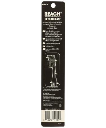 Reach Ultraclean Soft Toothbrush - Free Cover & Assorted Colors | International Shipping Available - Buy Online on GoSupps.com