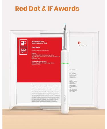 Bebird Note 5 Ear Wax Removal Tool with Camera | 3 in 1 Ear Cleaner Kit with Otoscope and Light | Visual Earwax Cleaning | Ear Pick & Tweezers | WiFi Earwax Remover (White) - Buy Online on GoSupps.com