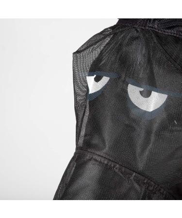 PFIFF 101013 Fly Mask Face Mask for Horses - Black-Grey Fly Protection for Ponies | Shop Internationally - Buy Online on GoSupps.com