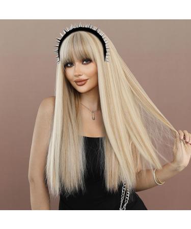 Studded Black Headband Studded Headbands for Women Hair Accessories Goth Hair Accessories Halloween Studded Headbands for Women Fashion Punk Girl Silver - Buy Online on GoSupps.com