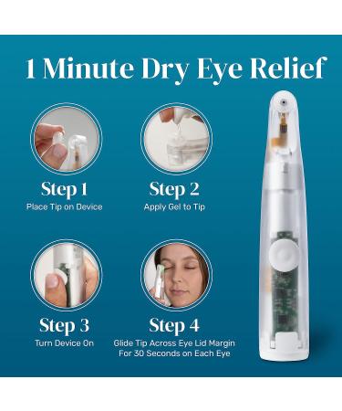 NuLids Dry Eye Relief Therapy Device - Long Lasting Alternative to Eye Drops - 30 Starter Kit - Buy Online on GoSupps.com