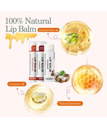 Dmsky Fruit Lip Balm Bulk - Hydrating for Men Women Kids - 0.15 Oz 20 Count (Pack of 1) - Buy Online on GoSupps.com