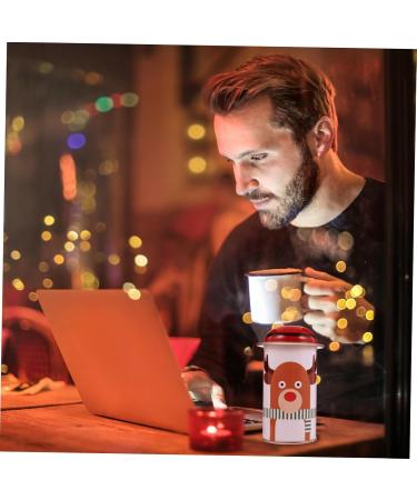 Healeved 6 Pcs Christmas Storage Box Christmas Metal Cans Xmas Goodie Boxes Cookie Boxes Seal Small Candy Box - Buy Online on GoSupps.com