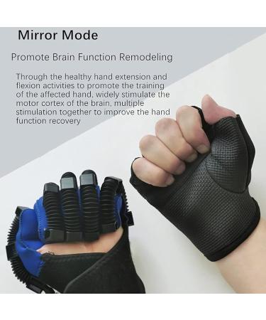 Rehabilitation Robotic Gloves Hand Finger Training Stroke Hand Splint Mirror Mode LCD Screen Display with Single Finger Training B-Left Hand XL Hand XL - Buy Online on GoSupps.com