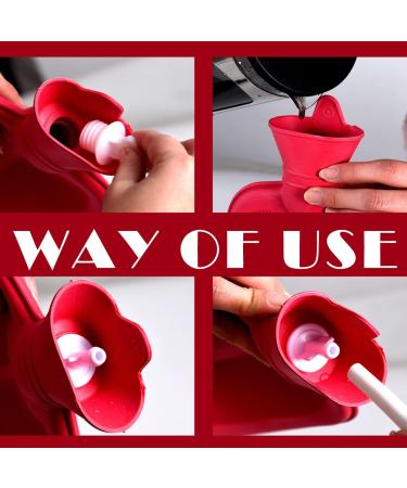 2L Coffee Enema Bag Kit - Silicone Hose Reusable Tips & Flow Control Valve - Red Home Enema System - Buy Online on GoSupps.com