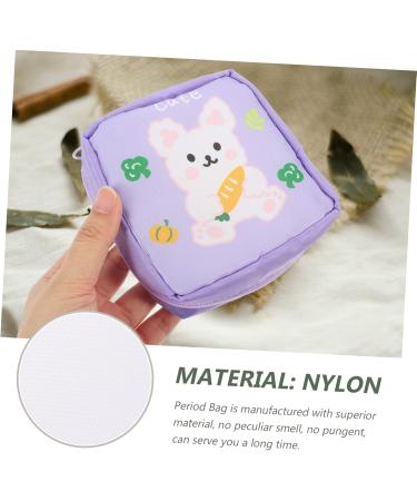 Healeved 4-Piece Storage Bags for Women's Hygiene & Cosmetics - Zippered Nylon Pockets (13x12.7cm) - Ideal for Office & Breastfeeding - Buy Online on GoSupps.com