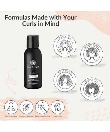Royal Locks Pro Curl Cream Gel with Argan Oil | Define & Hold Hair, Restore pH | 3 fl oz - Buy Online on GoSupps.com