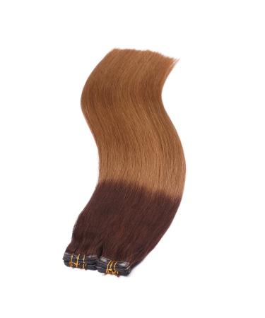 Buy Tape In Hair Extensions #6/27 Ombre - 40cm 50 Tresses 100% Remy Real Hair by Novon Hair Extensions - Buy Online on GoSupps.com
