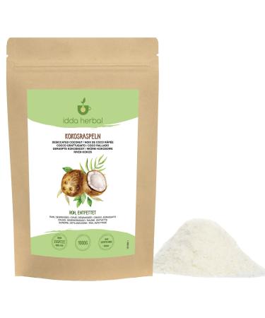 Coconut flakes (1kg) Dried coconut Unsweetened and unroasted coconut flakes 100% natural and pure Vegan - Buy Online on GoSupps.com
