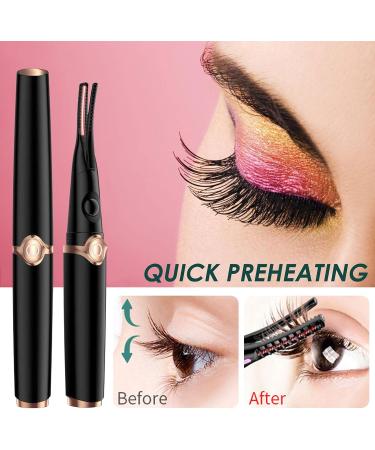 Heated Eyelash Curler Portable 2 In 1 Double-sided Electric Eyelash Curler Heated Eyelash Curler - Buy Online on GoSupps.com