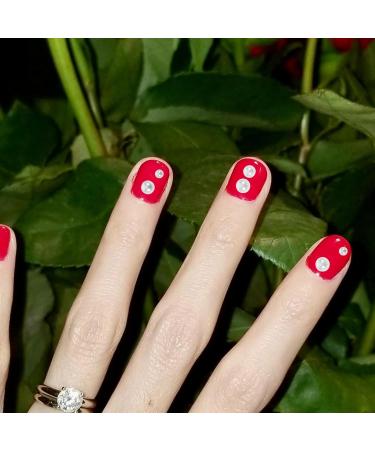  LALADEFIEE 2 Boxes Imitation Pearls Flat Round Pearls Nail Decorations Flat Half Round Pearls Nail Decoration Beige - Buy Online on GoSupps.com