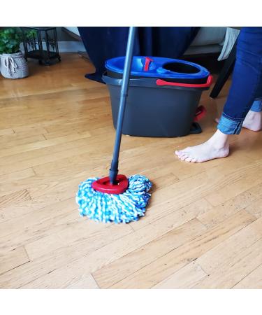 3 Pack Microfiber Spin Mop Replacement Heads - Compatible with 2 Tank System - For All Hard-Surfaced Floors - Includes 2 Cloths - Buy Online on GoSupps.com