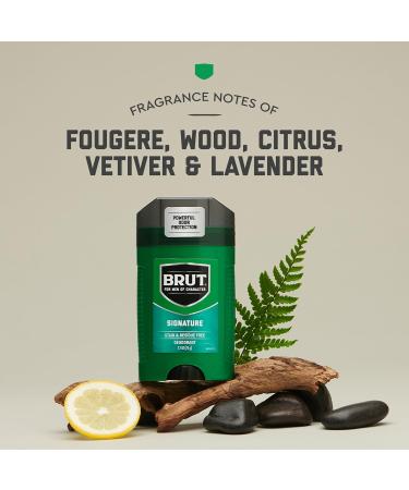 Buy Brut Signature Scent 48H Odor Protection Deodorant for Men - 2.7 oz Stick | International Shipping Available - Buy Online on GoSupps.com