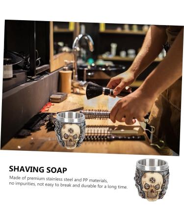 Frcolor 3-St Soap Shell for Men | Stainless Steel Shaving Soap Holder & Rustproof Cream Cup - Perfect Men's Grooming Tool - Buy Online on GoSupps.com