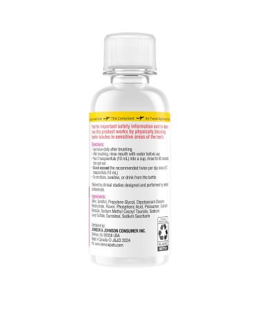 Listerine Clinical Solutions Sensitive Teeth Alcohol Free Travel Size Mouthwash Fresh Breath Mouthwash Provides Protection & Relief from Tooth Sensitivity Daily Fresh Mint Oral Rinse 95 mL 3.2 Fl Oz (Pack of 1) - Buy Online on GoSupps.com