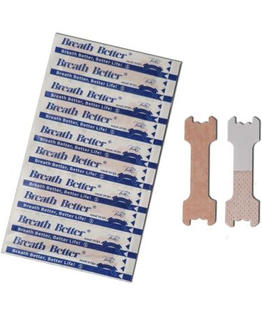 Shop Small Tan Nasal Strips - Extra Strength Anti-Snoring Solution | Drug-Free Instant Relief for Sleep Snoring & Congestion - 120 Pieces - Buy Online on GoSupps.com