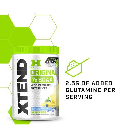 Xtend Original 7G BCAA Natural Zero Blueberry Lemonade - 13 oz (367.5 g) | Best Muscle Recovery Supplement - Buy Online on GoSupps.com