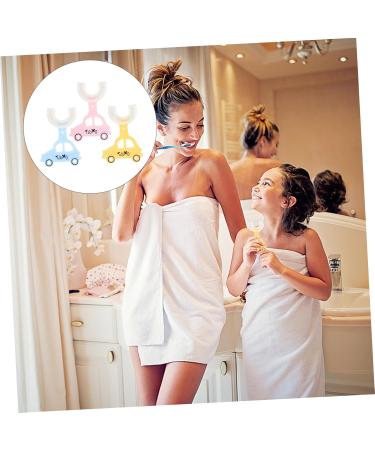 Buy Coolhiya 3-Piece Manual Silicone Toothbrush Set for Toddlers | Safe & Soft Children's Tooth Cleaning Brushes - Buy Online on GoSupps.com