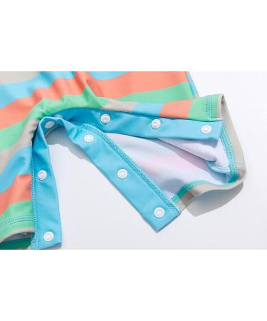 BONVERANO Baby Boys Full-Zip Hoodie Swimsuit with UPF 50+ Sun Protection | 6-9 Months - Buy Online on GoSupps.com