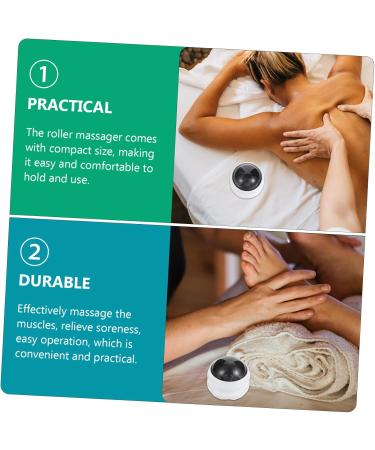 Frcolor Roller Ball Massage Device - Small Handheld Muscle Relaxation Massager for Body & Face Yoga - Buy Online on GoSupps.com