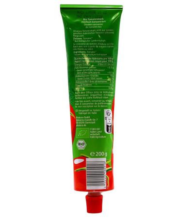 Alnatura Organic Tomato Paste Double Concentrated - 12 Pack (12 x 200g) - Premium Quality for International Shipping - Buy Online on GoSupps.com
