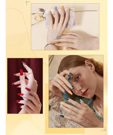 Deciniee Acrylic Nail Kit - 1000 Clear & Natural Fake Nails for French Manicure - 10 Sizes Extension Tips with Box - Women's Press on Coffin Nails - Buy Online on GoSupps.com