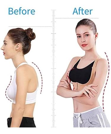 Correction Posture Back Shoulder Posture Corrector Back Support Brace Belt Adjustable Strap Back Straightener Black XX-Large Black XX-Large - Buy Online on GoSupps.com