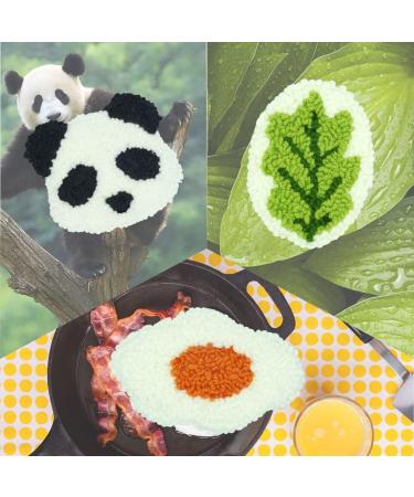 Mefatus Punch Needle Kit for Beginners - Embroidery Tool with Fabric, Hoop, Yarn, and Threader - 6 Pack for Rug Tufting, Coaster Art, and Crafts - Buy Online on GoSupps.com