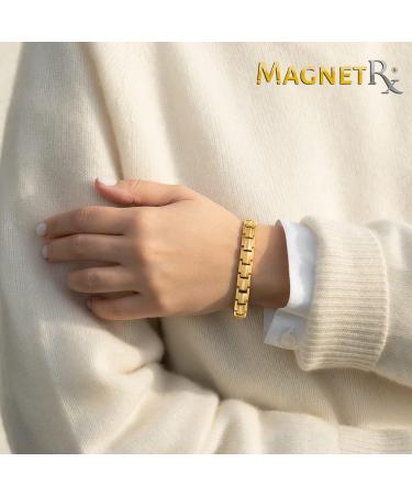 Magnetrx Ultrastarkes Titan Magnetic Band for Women - Stylish Gold Magnetic Arm Bands & Size Determination Tools | Boost Wellness & Style - Buy Online on GoSupps.com