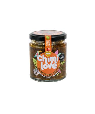 Chimilove Chimichurri Medium South American Sauce - Authentic Flavours Vibrant Herbs Irresistible Taste - The taste of South America in every jar (Medium) 190ml Chimichurri Original Sauce 1