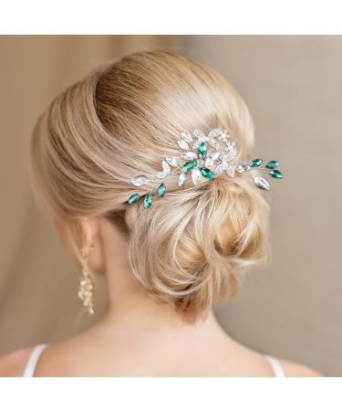 Hair Accessories Wedding Guest Wedding Guest Hair Accessories Prom Hair Accessories Sage Green Hair Accessories Bridal Hair Accessories for Bride and Bridesmaid - Buy Online on GoSupps.com
