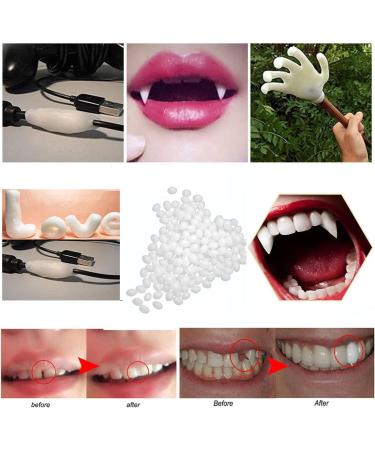 Flipped Warmth Provisional Dentures - Temporary Tooth Repair Kit | DIY Fake Dentures for Vampires | International Shipping - Buy Online on GoSupps.com