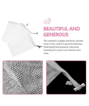 Buy NOLITOY 8pcs Exfoliating Soap Pouch - Dark Grey Facial Cleaning & Bath Scrubber | International Shipping - Buy Online on GoSupps.com