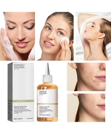 Glycolic Sour 7% Toner Hydrating Toner for Face Glycolic Acid Toning Resurfacing Solution Glycolic Acid 7% Facial Exfoliation for Blemishes and Acne Facial Moisturizer-Repair Damage Skin 100ml - Buy Online on GoSupps.com