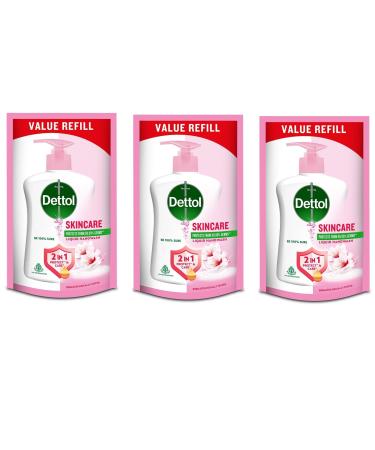 Dettol Skincare pH Balanced Liquid Handwash Refill Pouch (175ml) pack of 3